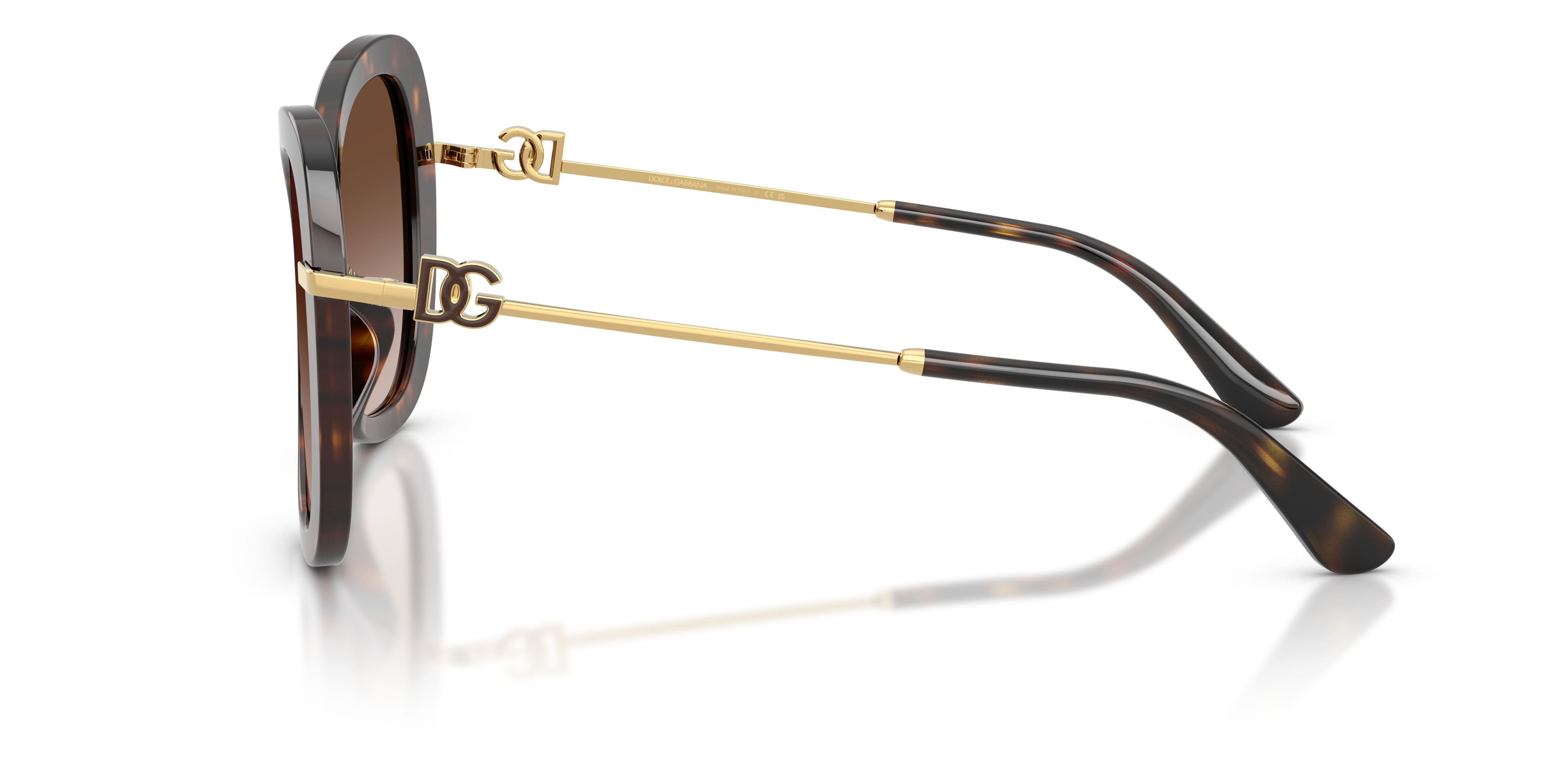 Sunglasses Dolce & Gabbana DG 4535 (502/13) color havana shape butterfly lenses marrone sfumato