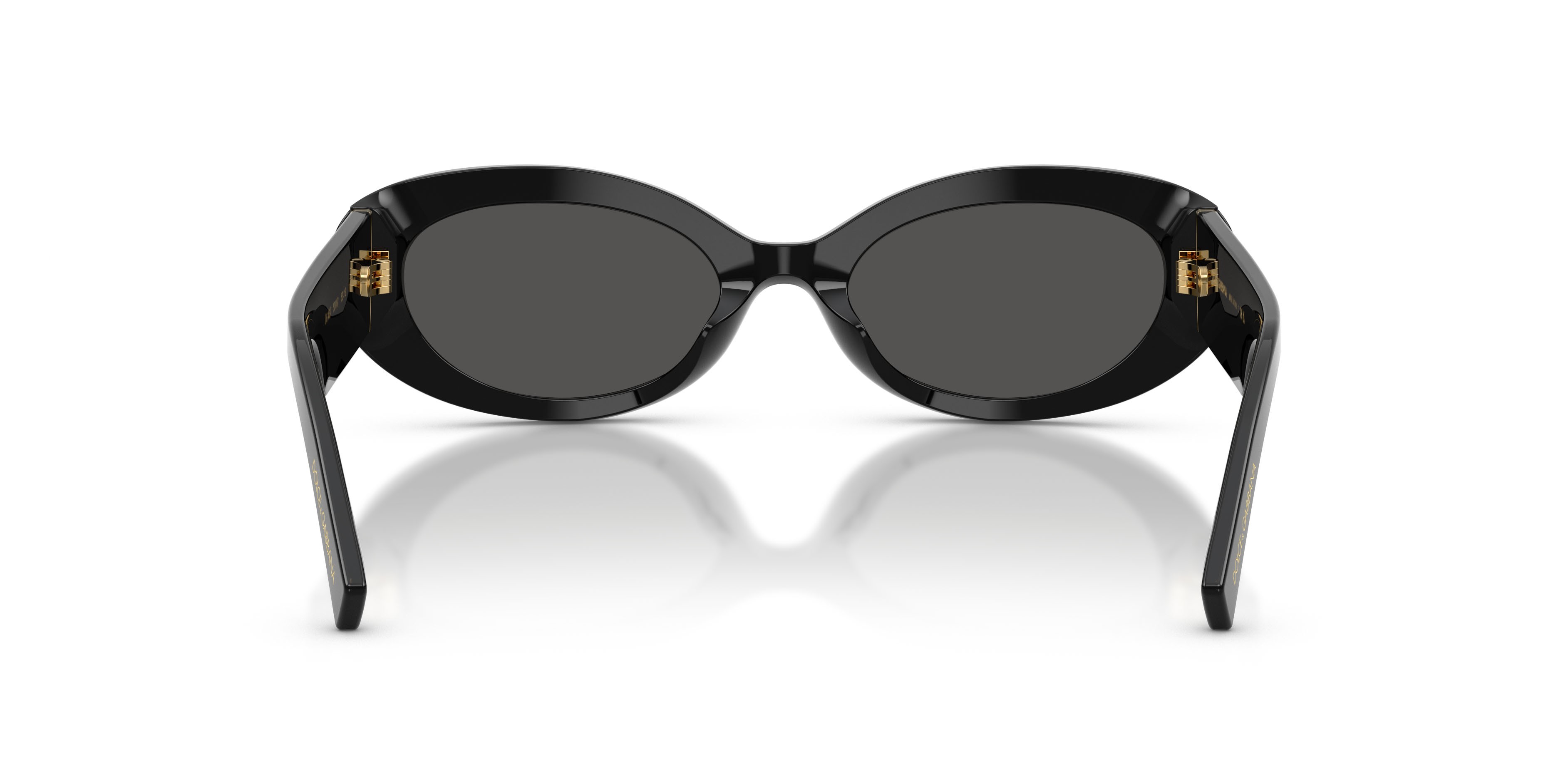 Sunglasses Dolce & Gabbana DG 4537 (501/87) color nero shape oval lenses grigio scuro