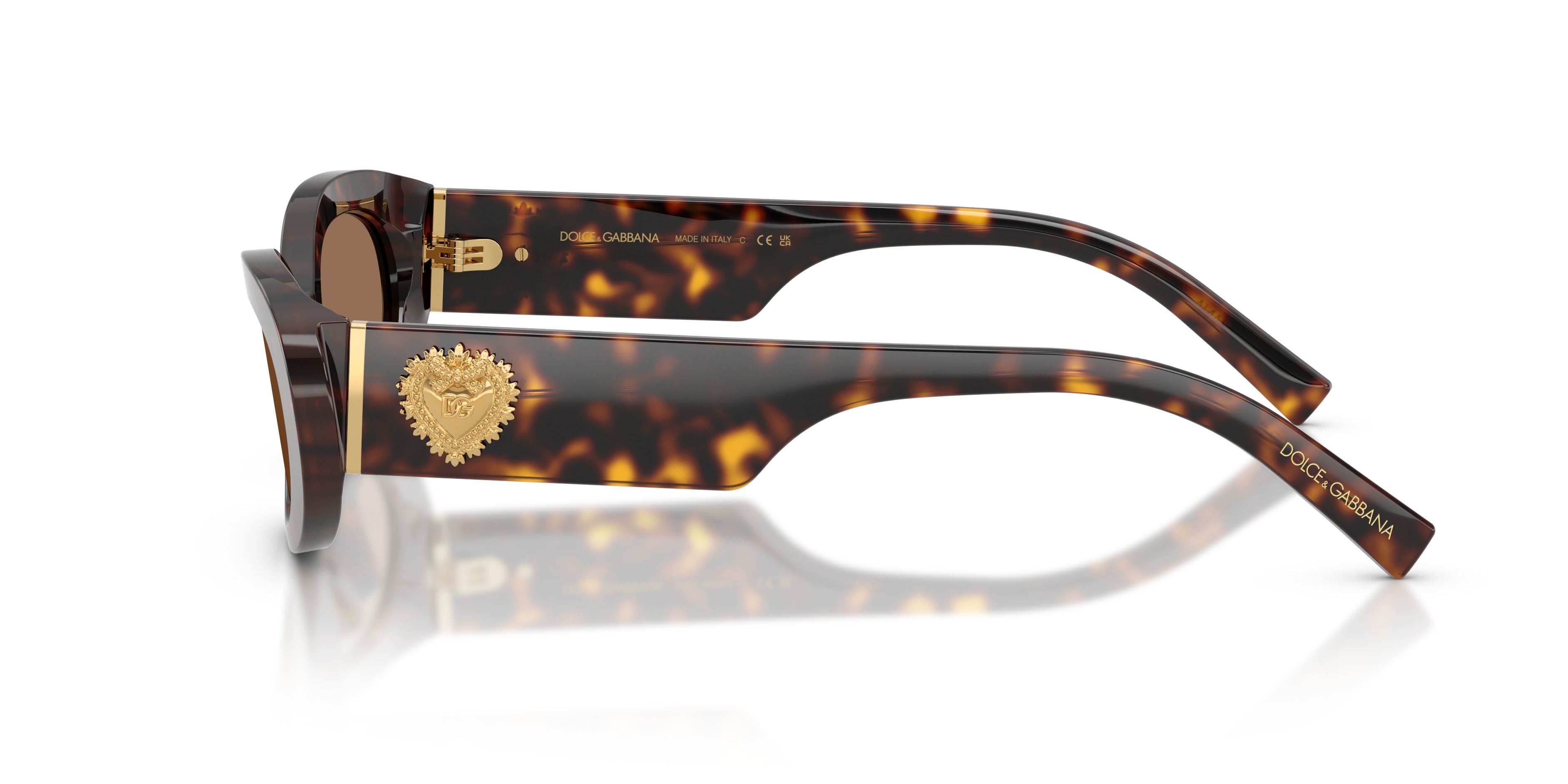 Sunglasses Dolce & Gabbana DG 4537 (502/73) color havana shape oval lenses marrone scuro
