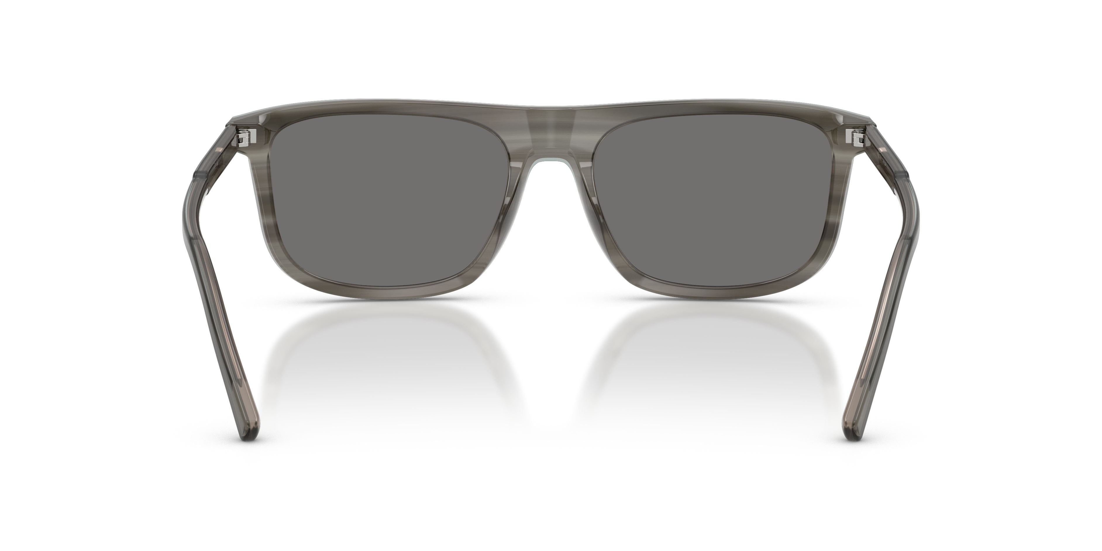 Sunglasses Dolce & Gabbana DG 4542 (347981) color grey on striped grey shape square lenses polar grigio scuro
