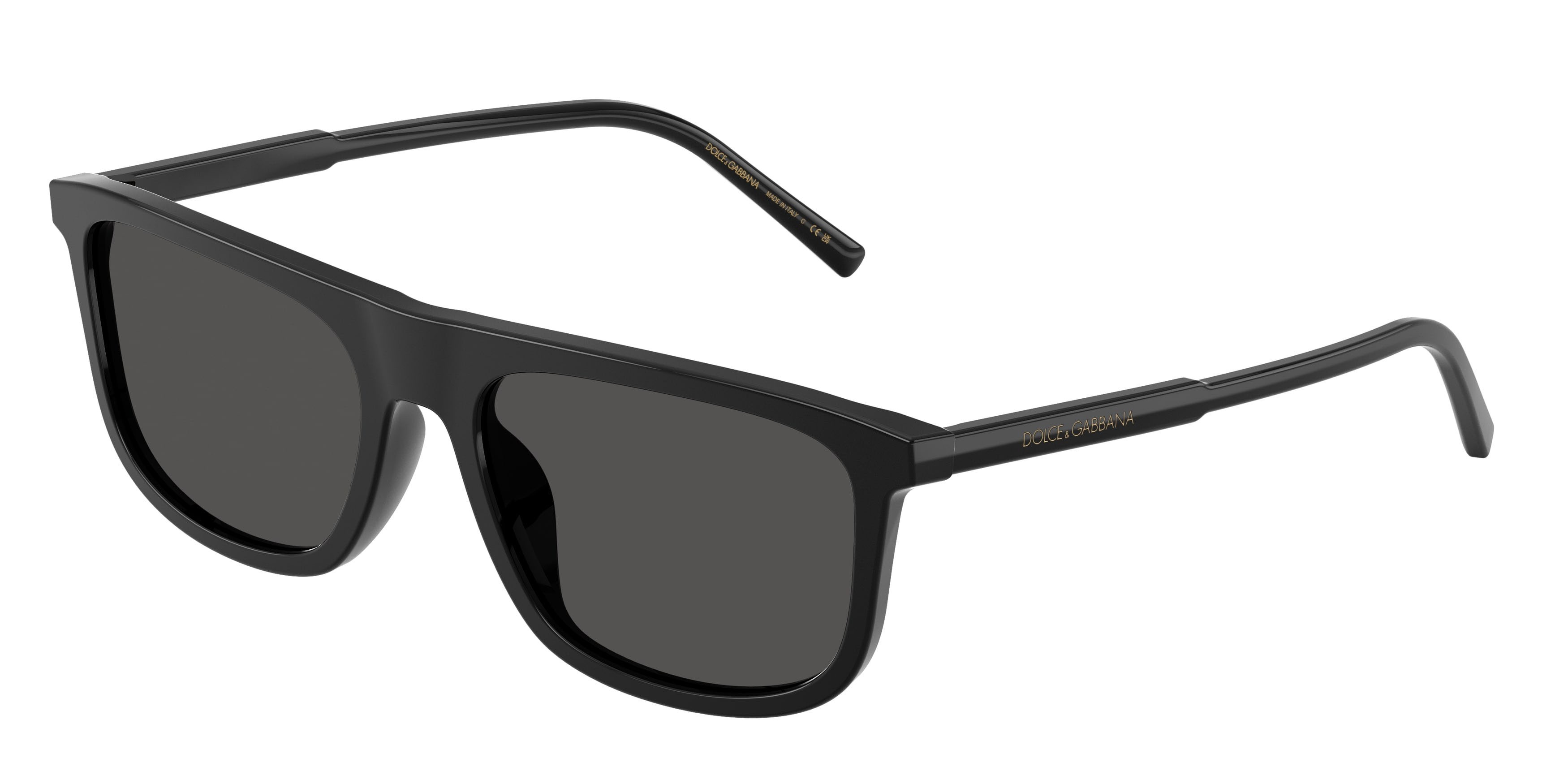 Sunglasses Dolce & Gabbana DG 4542 (501/87) color nero shape square lenses grigio scuro