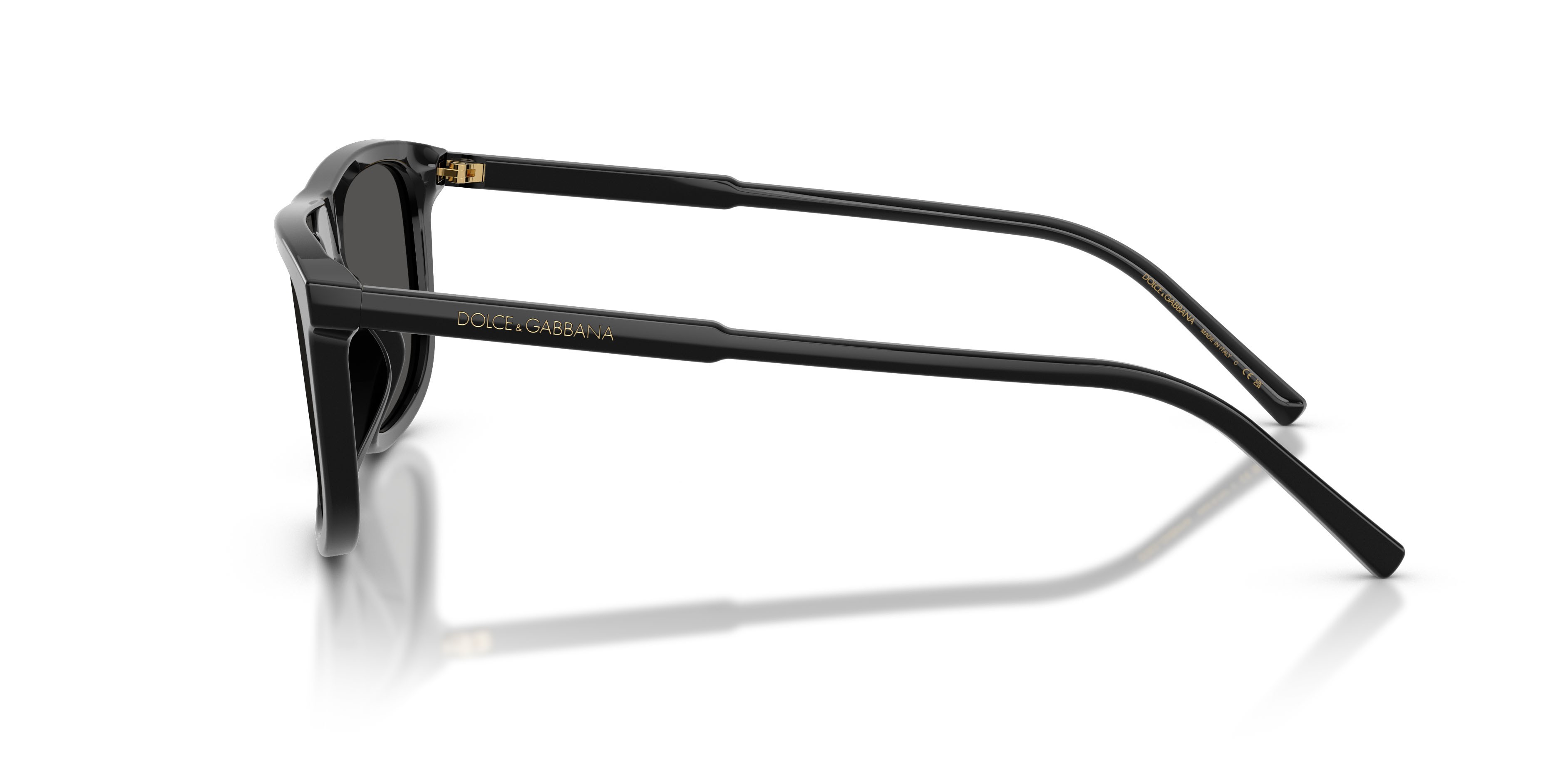 Sunglasses Dolce & Gabbana DG 4542 (501/87) color nero shape square lenses grigio scuro