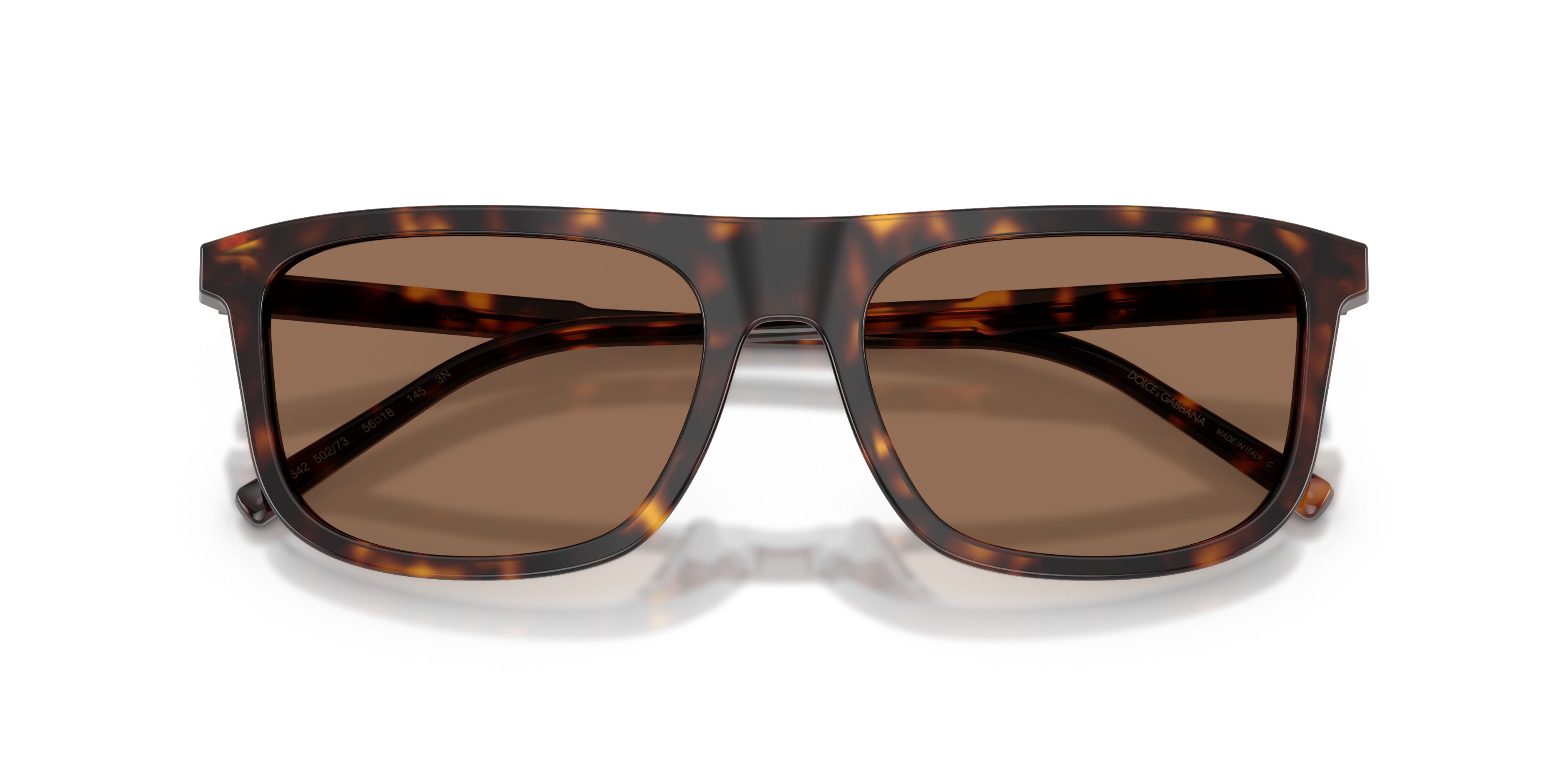 Sunglasses Dolce & Gabbana DG 4542 (502/73) color havana shape square lenses marrone scuro