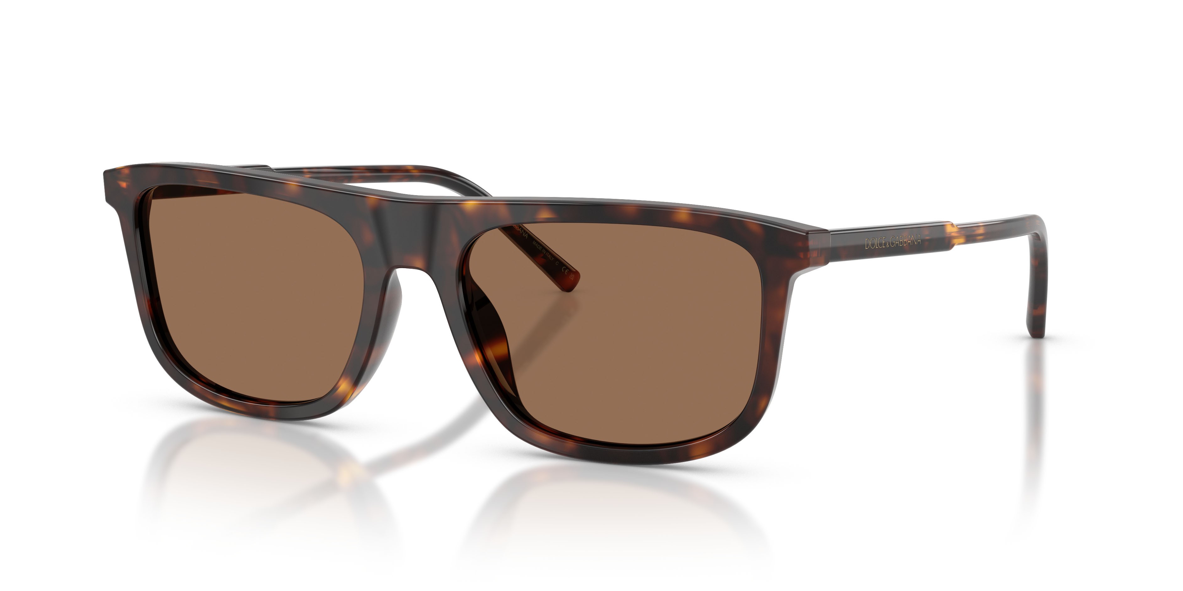 Sunglasses Dolce & Gabbana DG 4542 (502/73) color havana shape square lenses marrone scuro