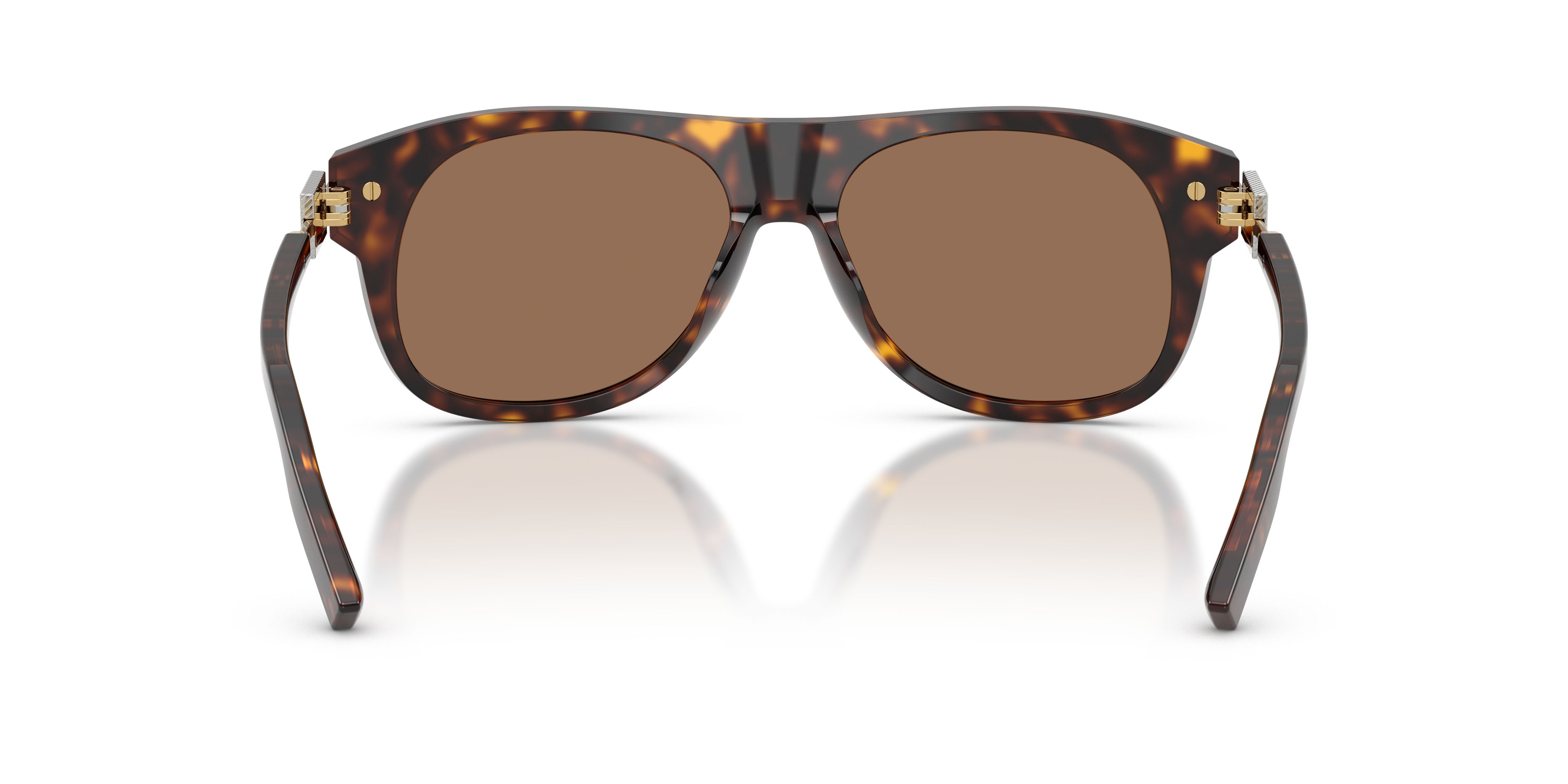 Occhiali da sole Dolce & Gabbana DG 4546 (502/73) colore havana forma quadrato lenti marrone scuro