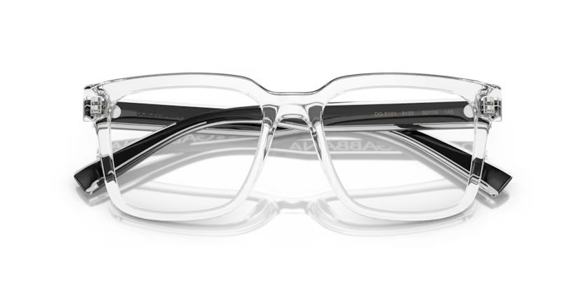 Eyeglasses Dolce & Gabbana DG 5101 (3133) color cristallo shape square lenses lente demo
