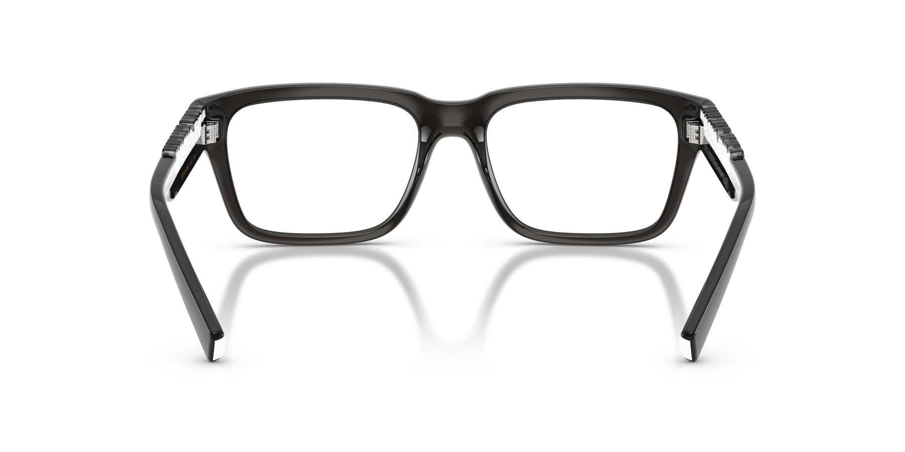 Occhiali da vista Dolce & Gabbana DG 5112 (3160) colore grigio scuro trasparente forma rettangolare lenti lente demo