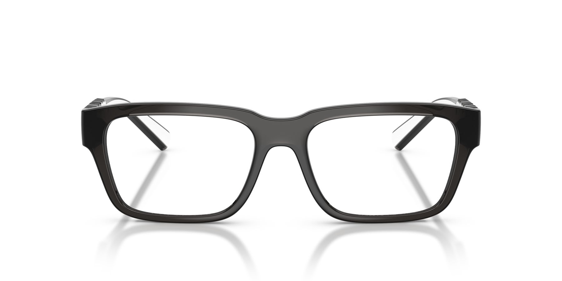 Occhiali da vista Dolce & Gabbana DG 5112 (3160) colore grigio scuro trasparente forma rettangolare lenti lente demo