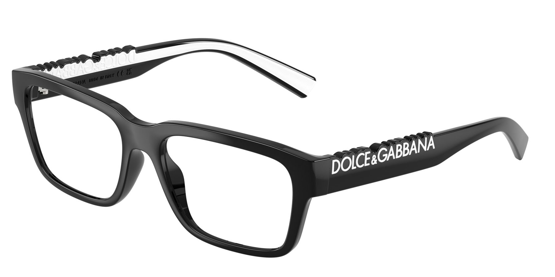 Occhiali da vista Dolce & Gabbana DG 5112 (501) colore nero forma rettangolare lenti grigio scuro