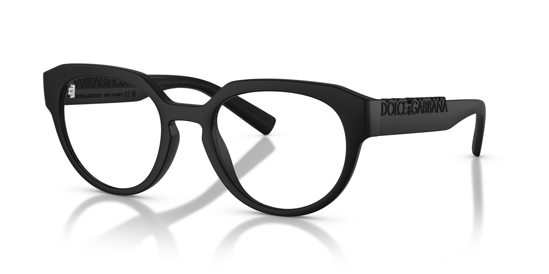 Occhiali da vista Dolce & Gabbana DG 5113 (2525) colore nero opaco forma pantos lenti lente demo