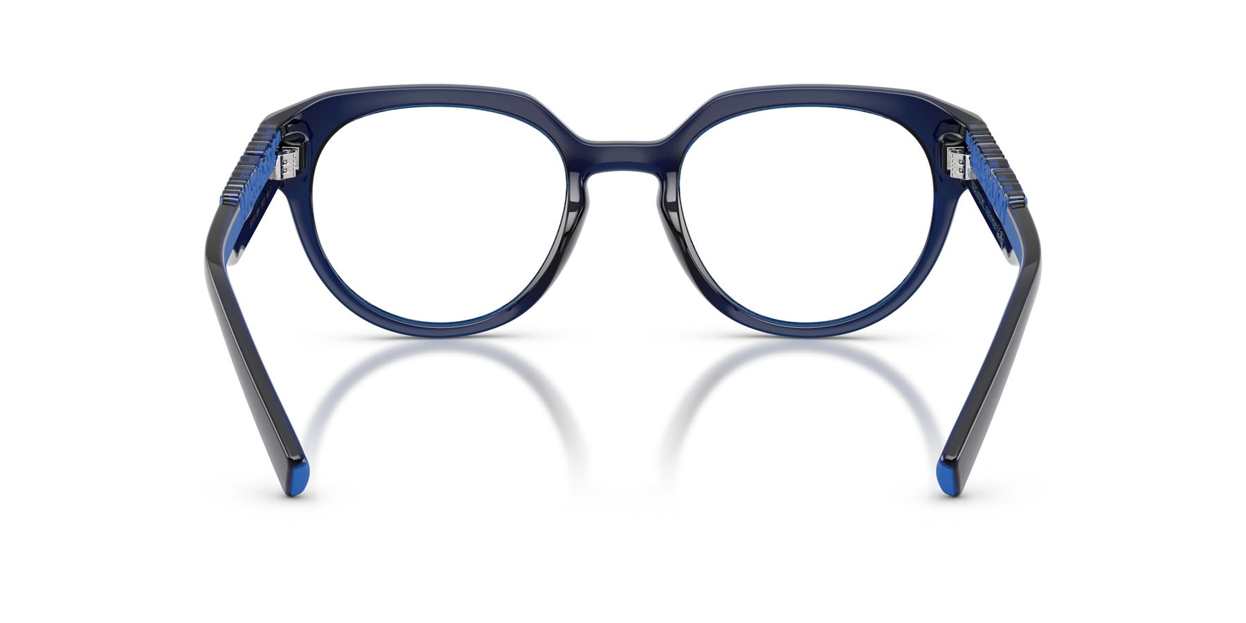 Occhiali da vista Dolce & Gabbana DG 5113 (3009) colore blu scuro trasparente forma pantos lenti lente demo