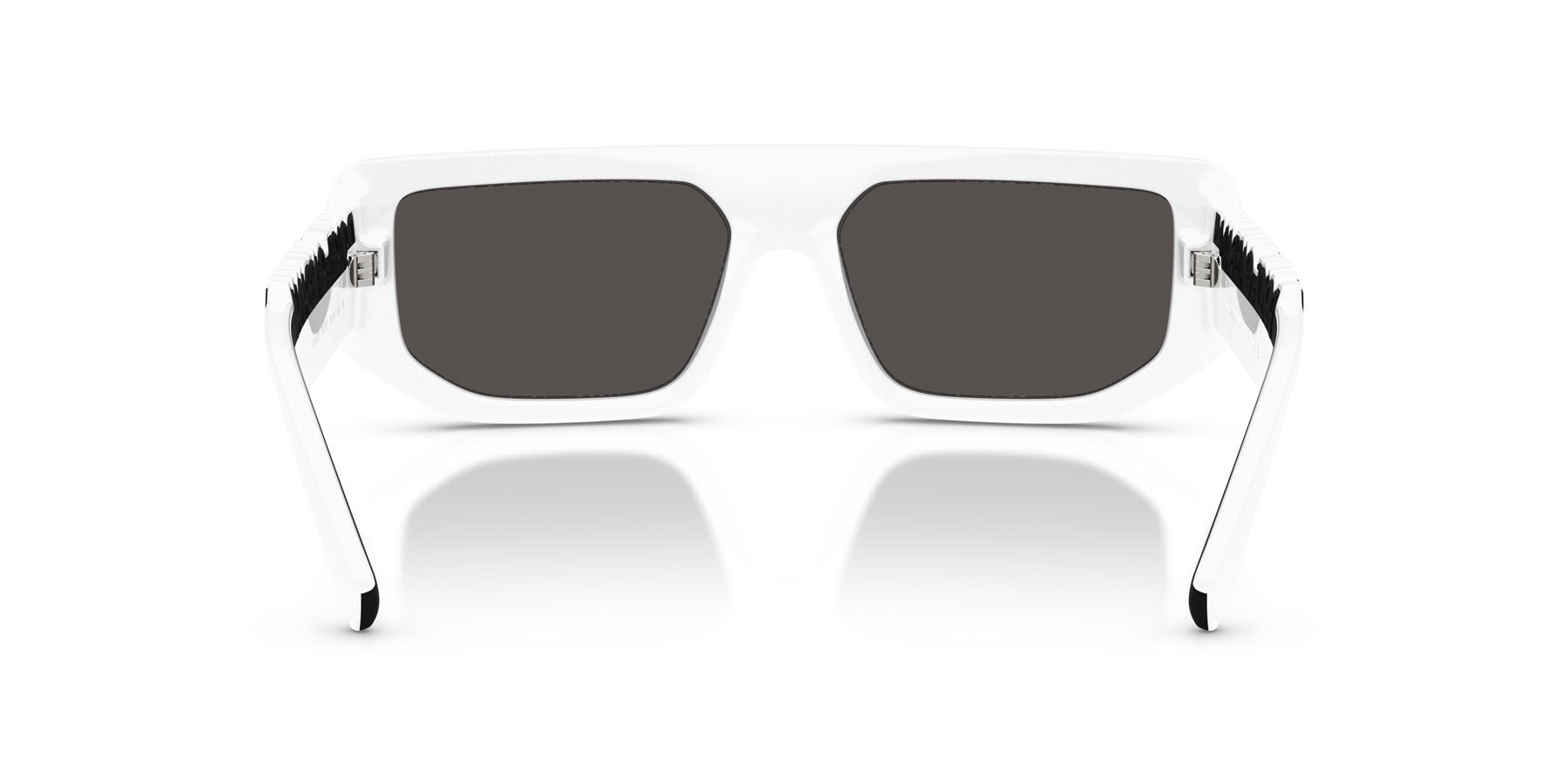 Sunglasses Dolce & Gabbana DG 6203 (331287) color bianco shape rectangle lenses grigio scuro