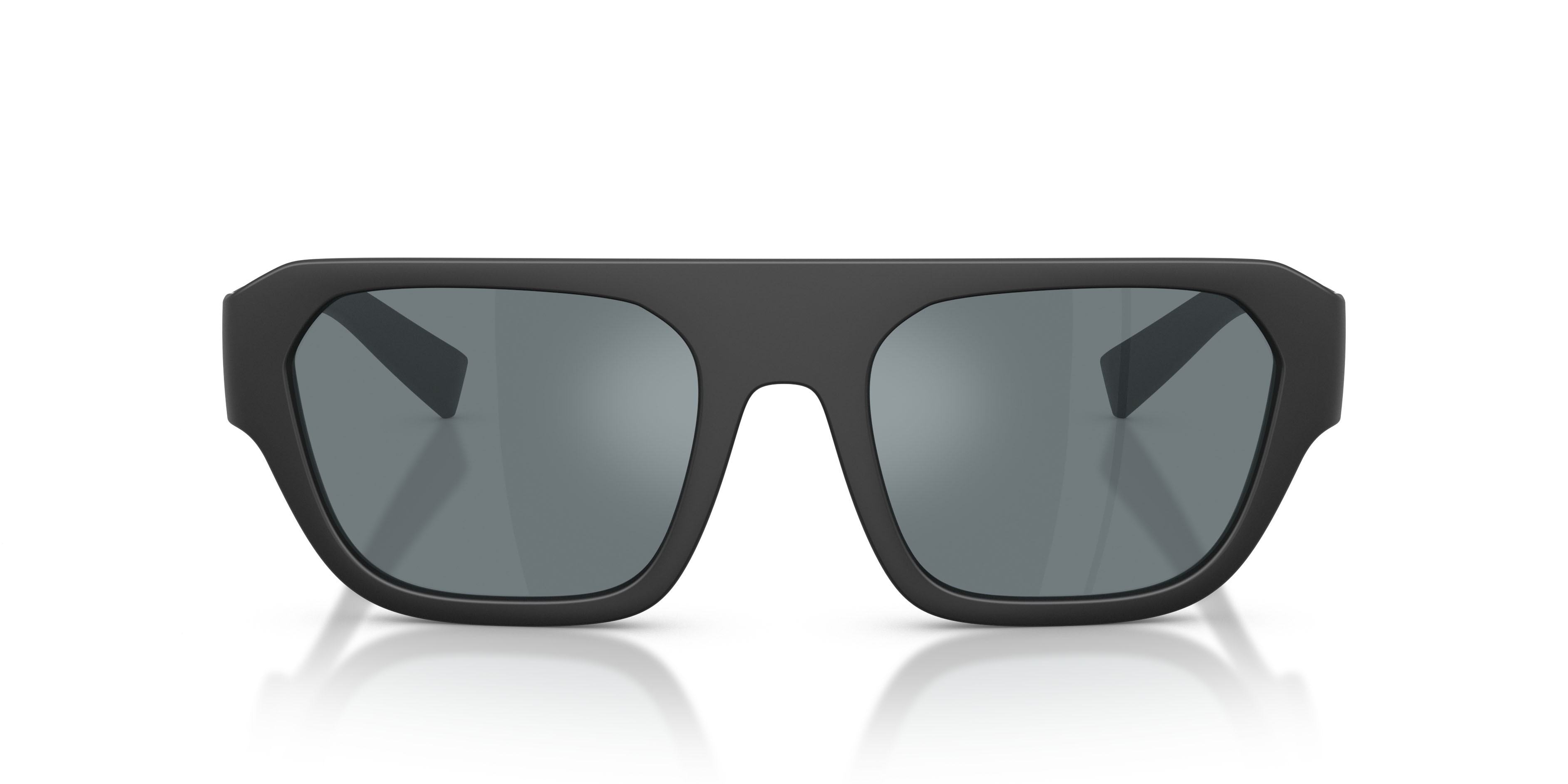 Occhiali da sole Dolce & Gabbana DG 6206 (25256G) colore nero opaco forma quadrato lenti grigio nero specchiato