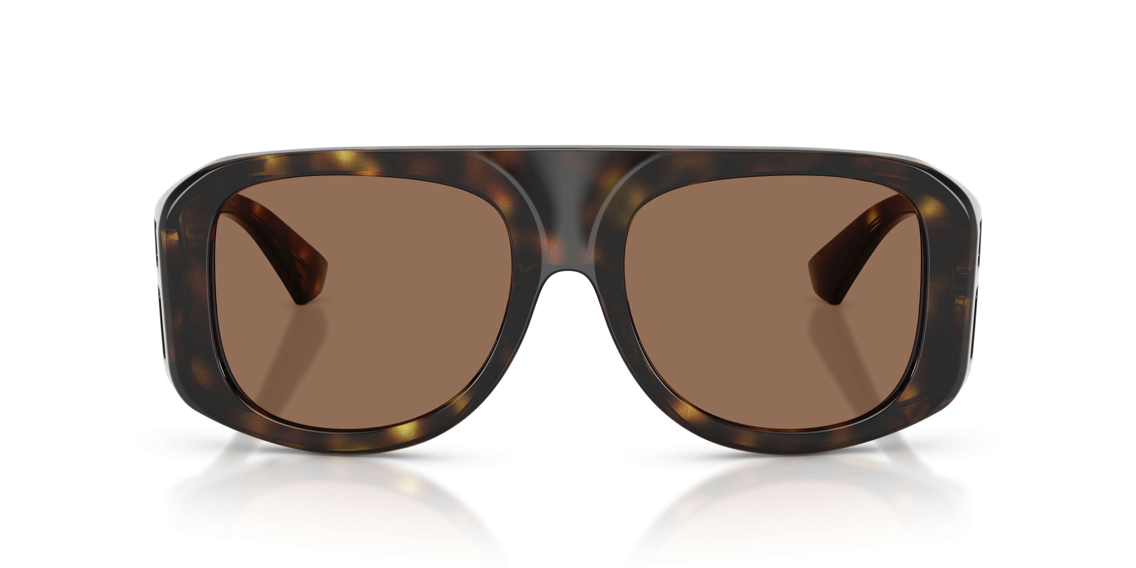Occhiali da sole Dolce & Gabbana DG 6208 (502/73) colore havana forma aviator lenti marrone scuro