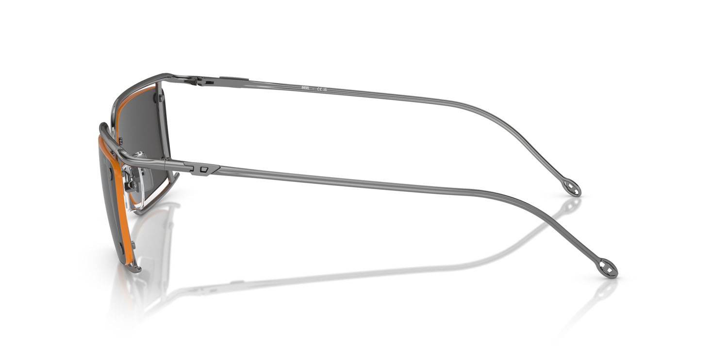 Sunglasses Diesel DL 1002 (104/87) color gunmetal lucido shape rectangle lenses grigio scuro
