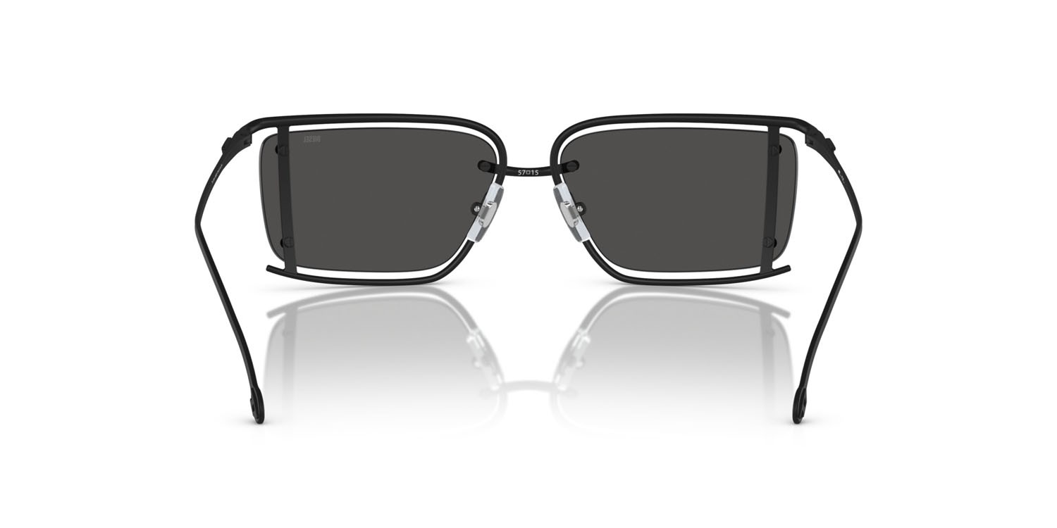 Sunglasses Diesel DL 1002 (109/87) color nero opaco shape rectangle lenses grigio scuro