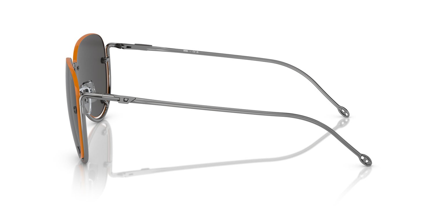 Sunglasses Diesel DL 1003 (104/87) color gunmetal lucido shape aviator lenses grigio scuro