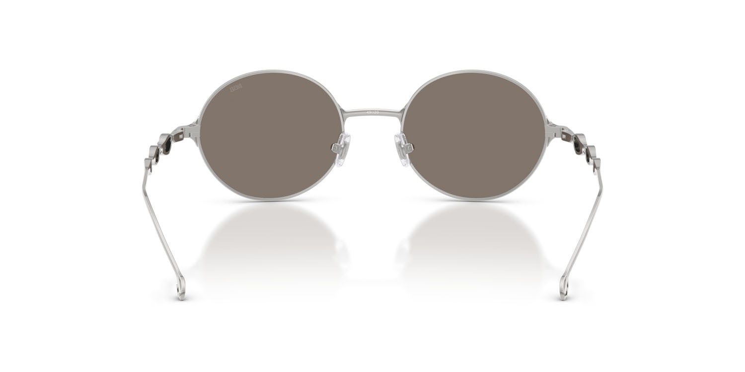 Sunglasses Diesel DL 1008 (1001Z6) color argento lucido shape round lenses argento a specchio