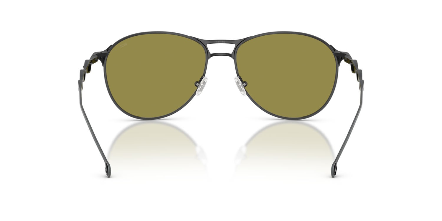 Sunglasses Diesel DL 1009 (1027/2) color grigio spazzolato blu opaco shape pantos lenses verde