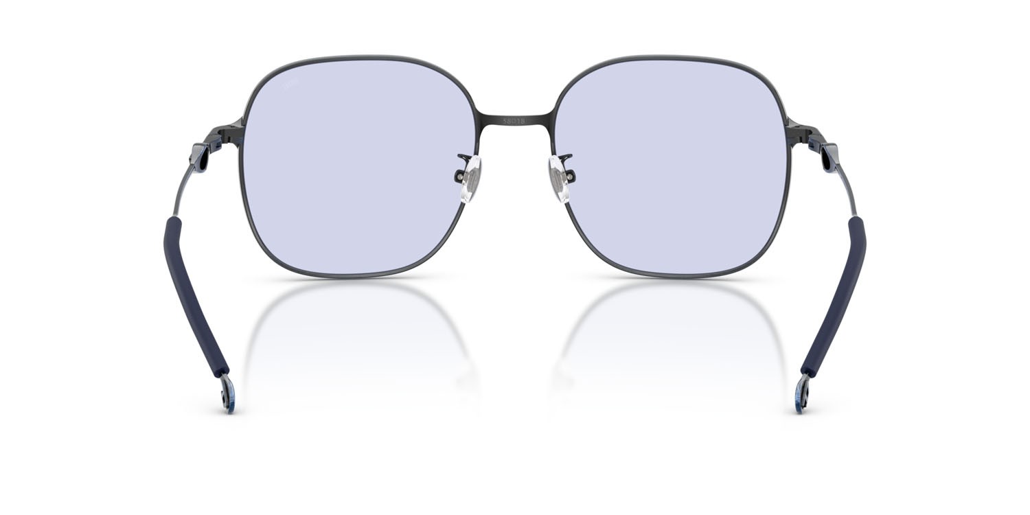 Sunglasses Diesel DL 1010D (102476) color brushed antique blue shape square lenses azzurro