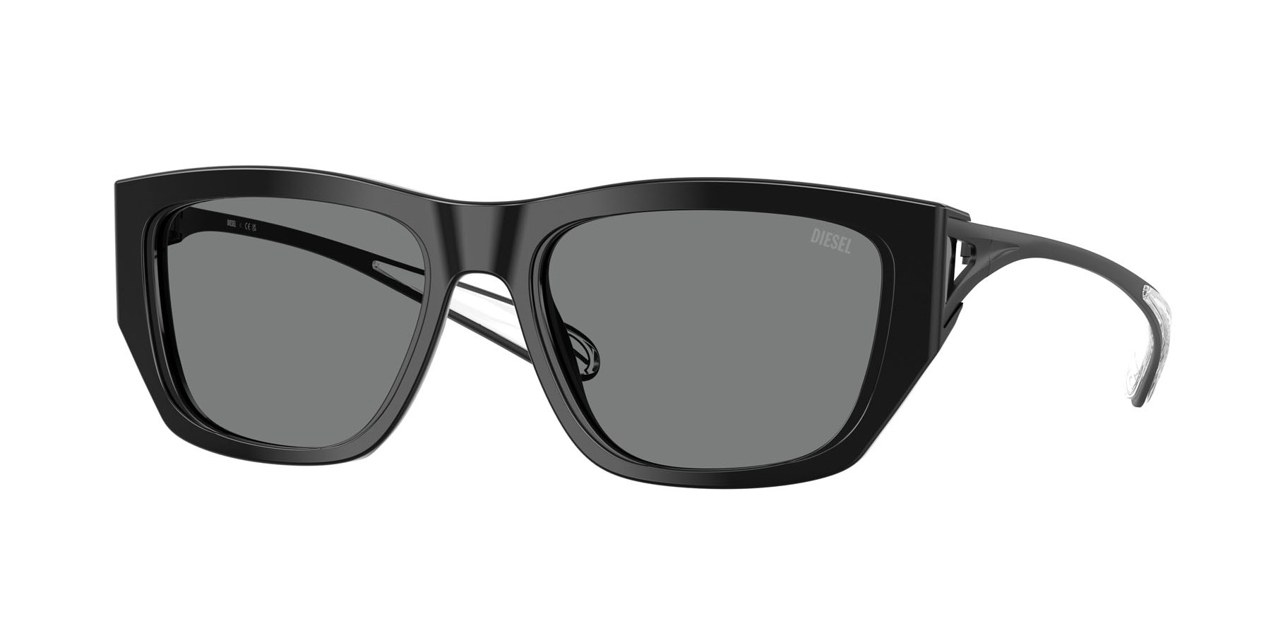 Occhiali da sole Diesel DL 2006 (200187) colore nero forma quadrato lenti grigio scuro