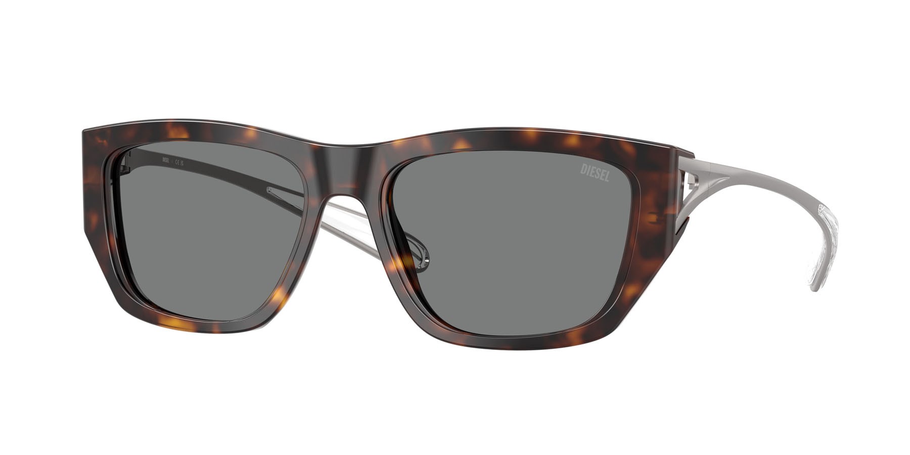 Sunglasses Diesel DL 2006 (200387) color havana shape square lenses grigio scuro