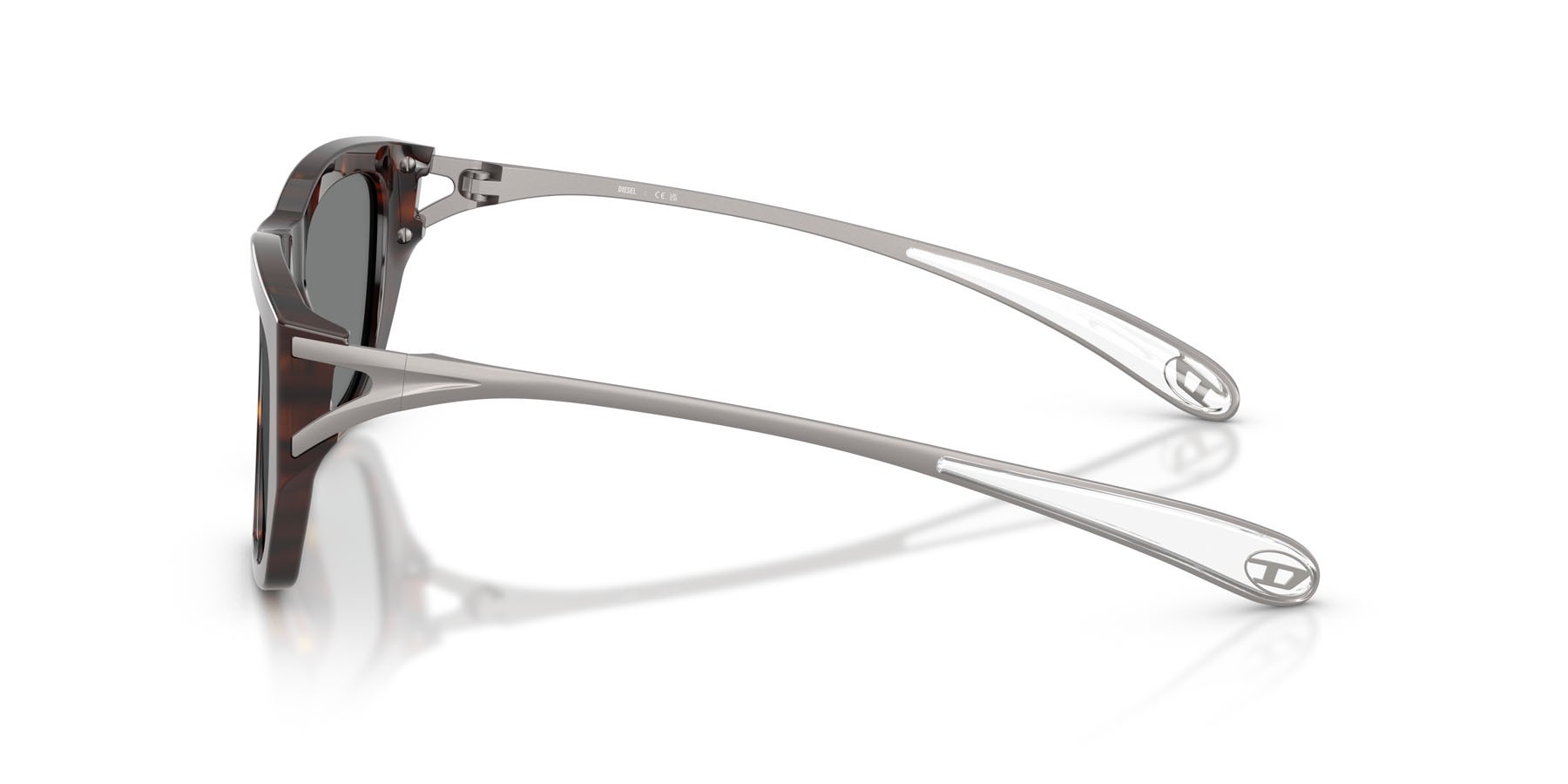 Sunglasses Diesel DL 2006 (200387) color havana shape square lenses grigio scuro