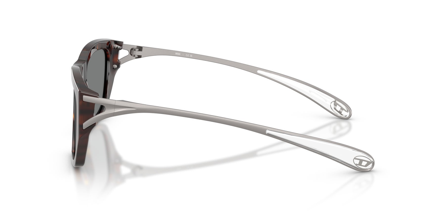 Sunglasses Diesel DL 2006F (200387) color havana shape square lenses grigio scuro