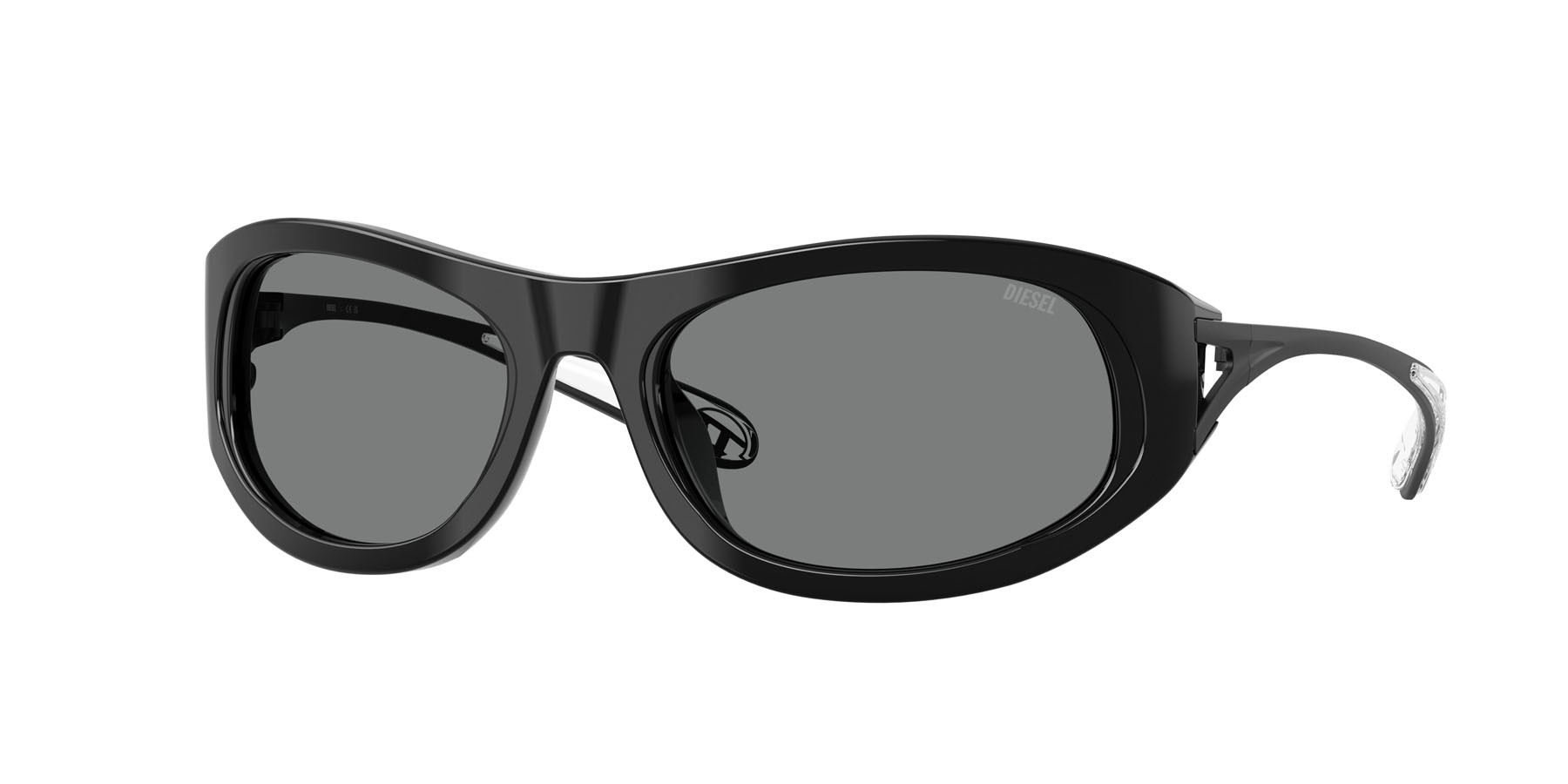 Occhiali da sole Diesel DL 2007U (200187) colore nero forma cat eye lenti grigio scuro