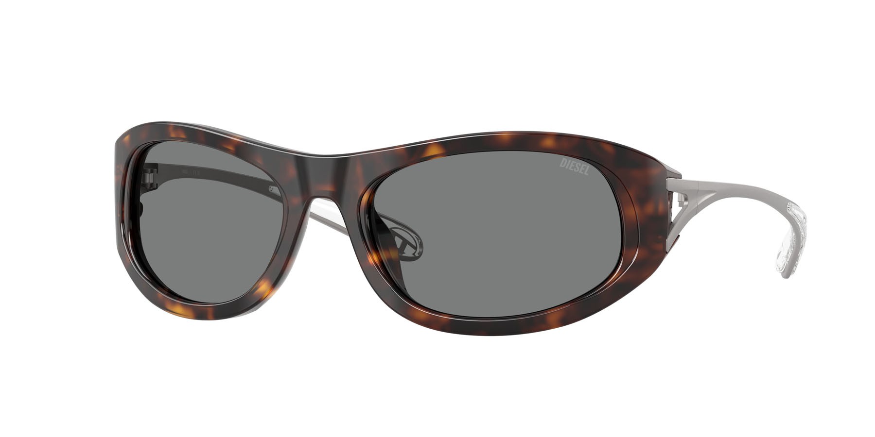 Sunglasses Diesel DL 2007U (200387) color havana shape cat eye lenses grigio scuro