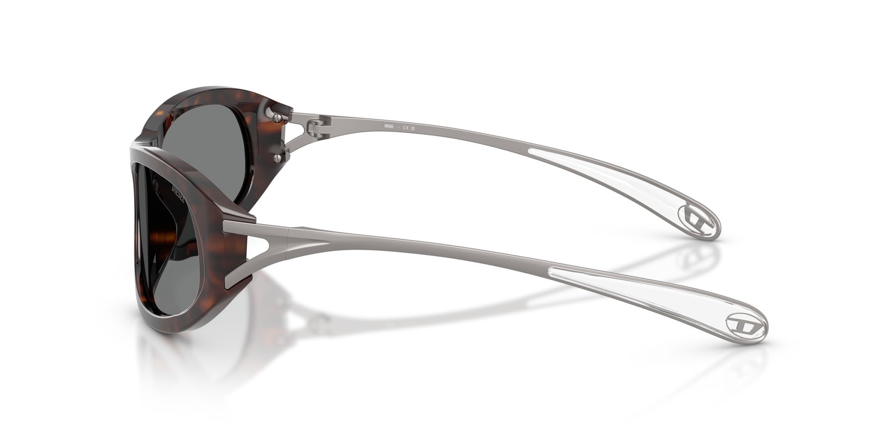 Sunglasses Diesel DL 2007U (200387) color havana shape cat eye lenses grigio scuro
