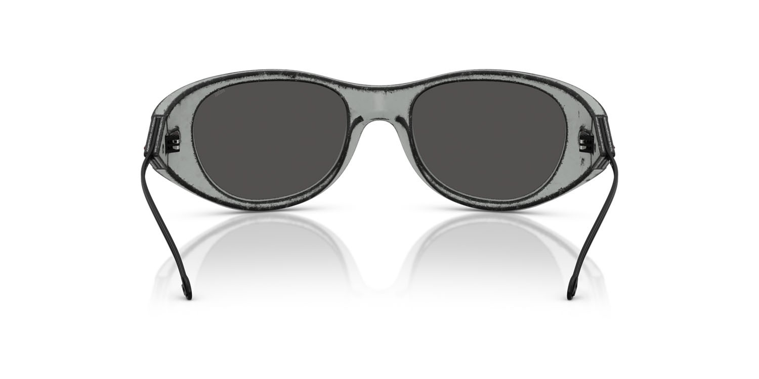 Sunglasses Diesel DL 3003 (509/87) color nero ruggine/grigio shape oval lenses grigio scuro