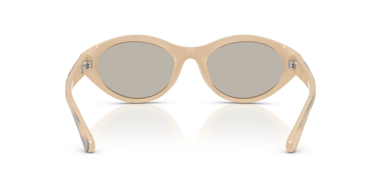 Sunglasses Diesel DL 3005U (2008/3) color yellow matte dark grey shape oval lenses grigio chiaro