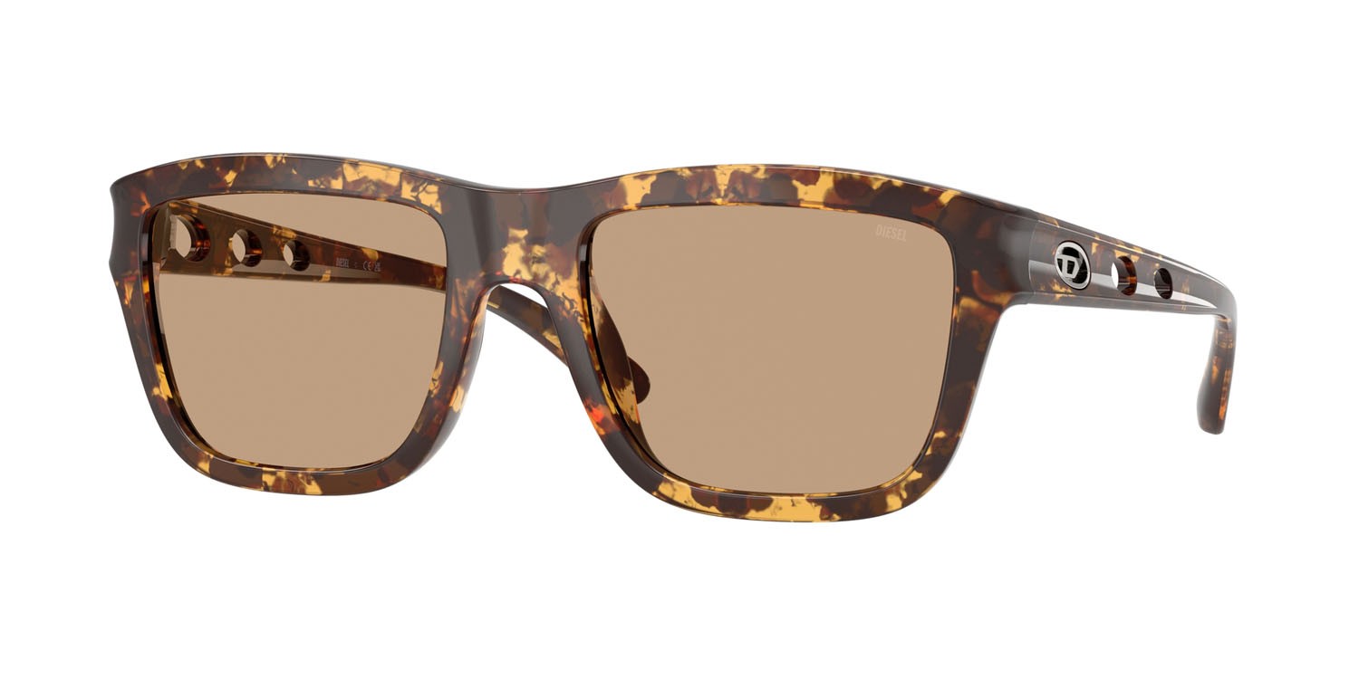Sunglasses Diesel DL 3006U (201363) color havana shape square lenses marrone tinta unita