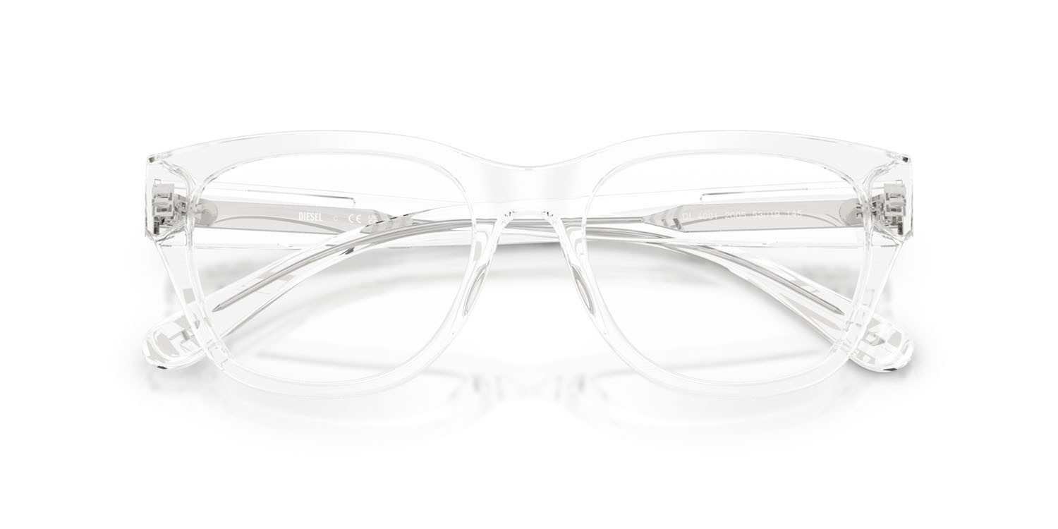 Eyeglasses Diesel DL 4001 (2005) color cristallo lucido shape square lenses lente demo
