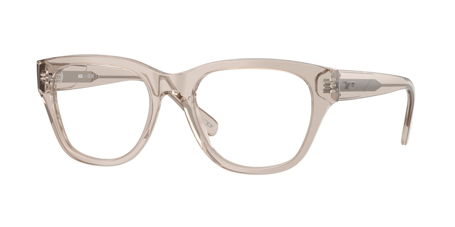 Eyeglasses Diesel DL 4001 (2007) color tortora trasparente shape square lenses lente demo