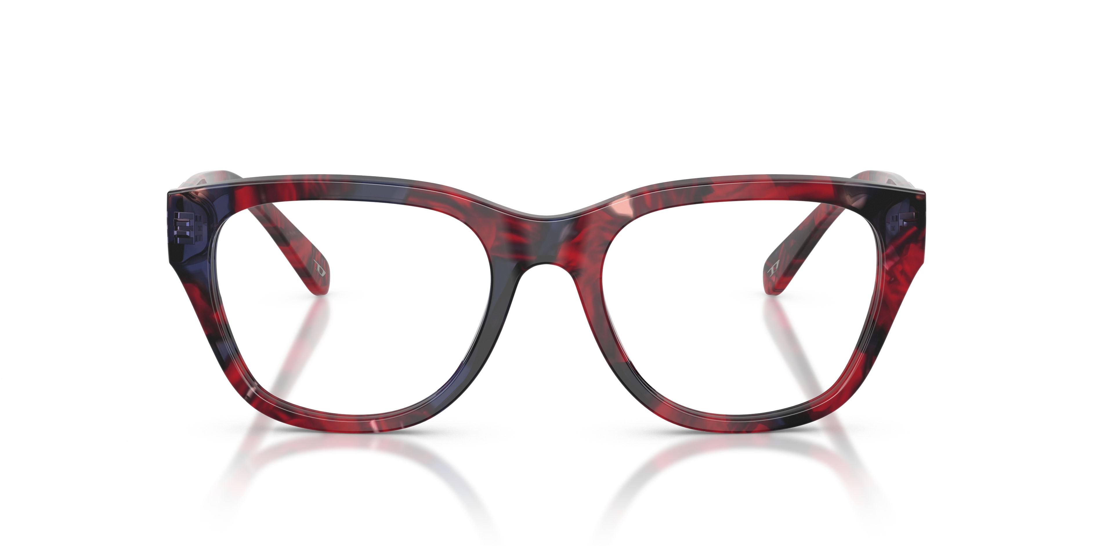 Eyeglasses Diesel DL 4001 (2040) color havana rosso shape square lenses lente demo