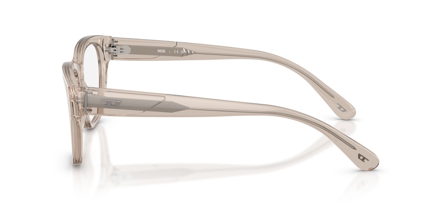 Eyeglasses Diesel DL 4001F (2007) color tortora trasparente shape square lenses lente demo