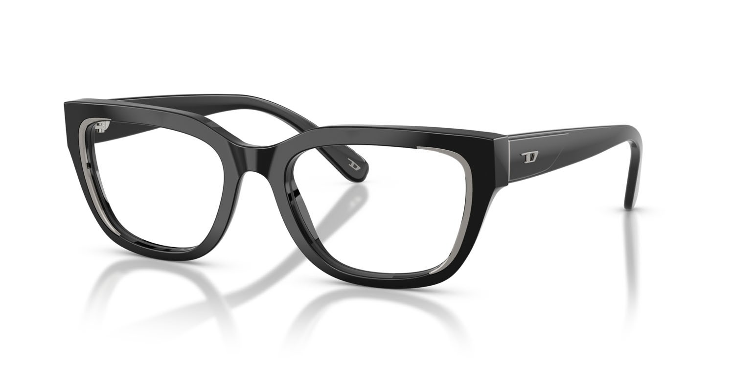 Eyeglasses Diesel DL 4003 (2001) color nero shape rectangle lenses lente demo