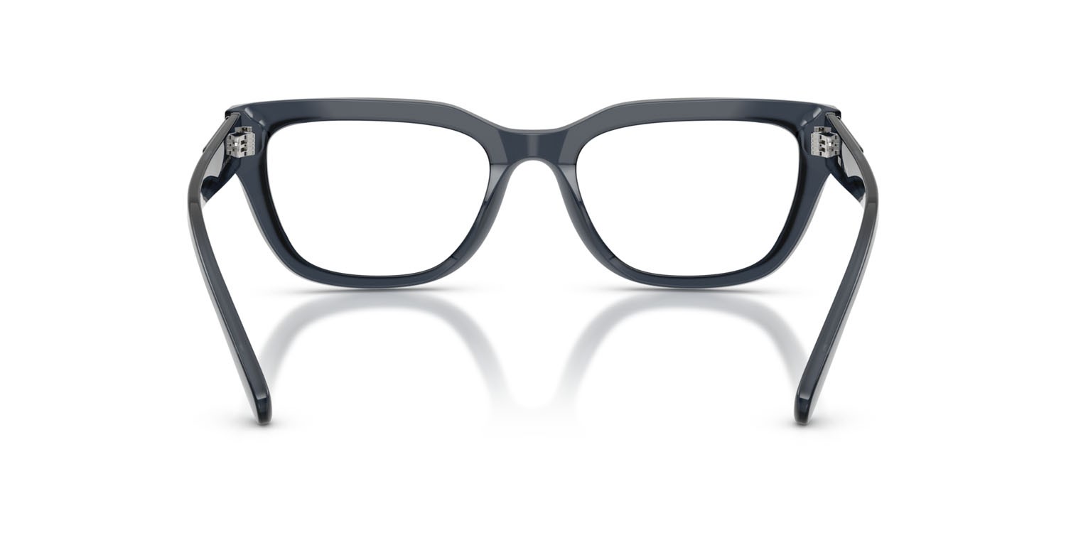 Eyeglasses Diesel DL 4003 (2018) color celeste opalino shape rectangle lenses lente demo