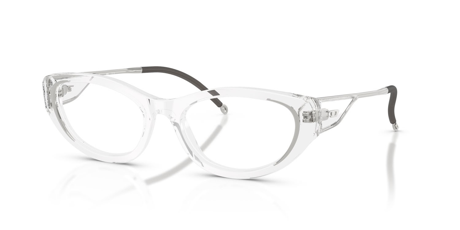 Eyeglasses Diesel DL 4004 (2005) color crystal brillante shape cat eye lenses lente demo