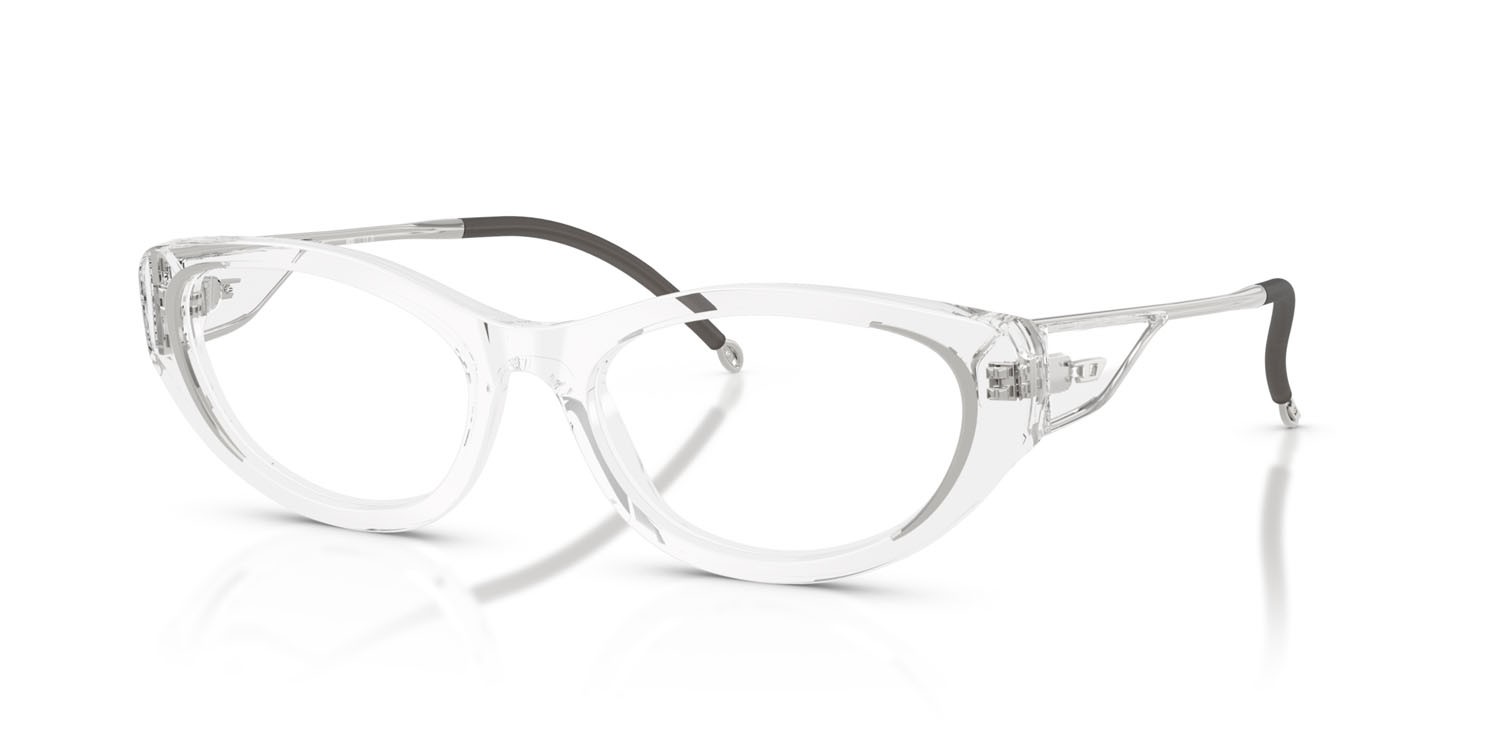Occhiali da vista Diesel DL 4004 (2025) colore crystal brillante forma cat eye lenti lente demo