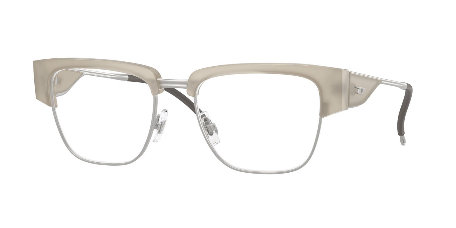 Eyeglasses Diesel DL 4005 (2019) color opal white gradient shape square lenses lente demo