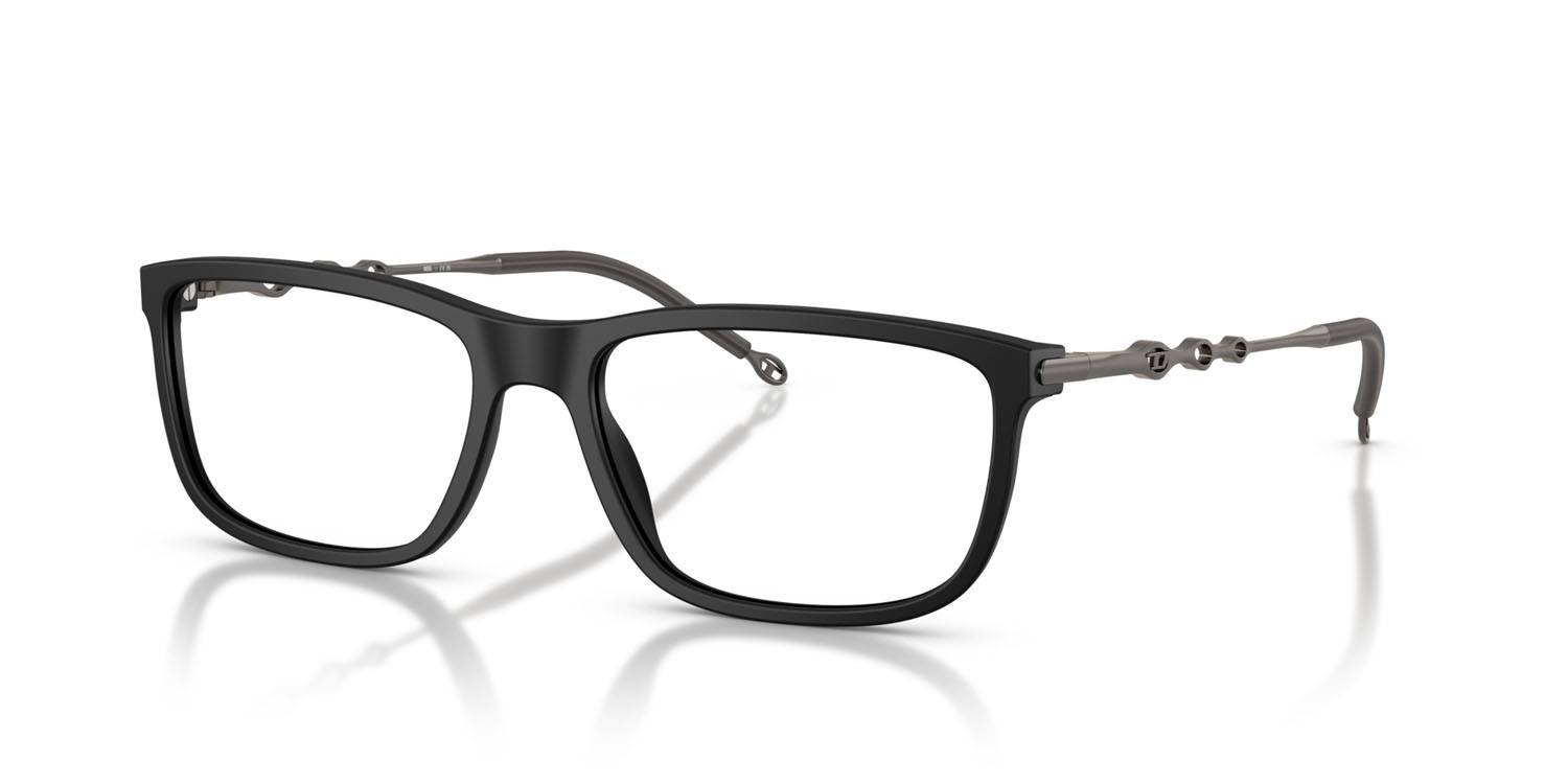 Eyeglasses Diesel DL 4006 (2002) color nero opaco shape square lenses lente demo