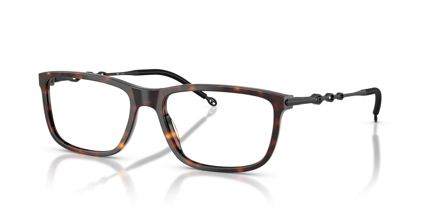 Eyeglasses Diesel DL 4006 (2003) color havana shape square lenses lente demo