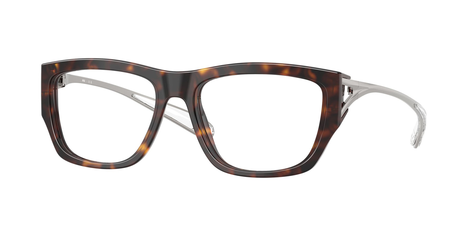 Eyeglasses Diesel DL 4008 (2003) color havana shape square lenses lente demo