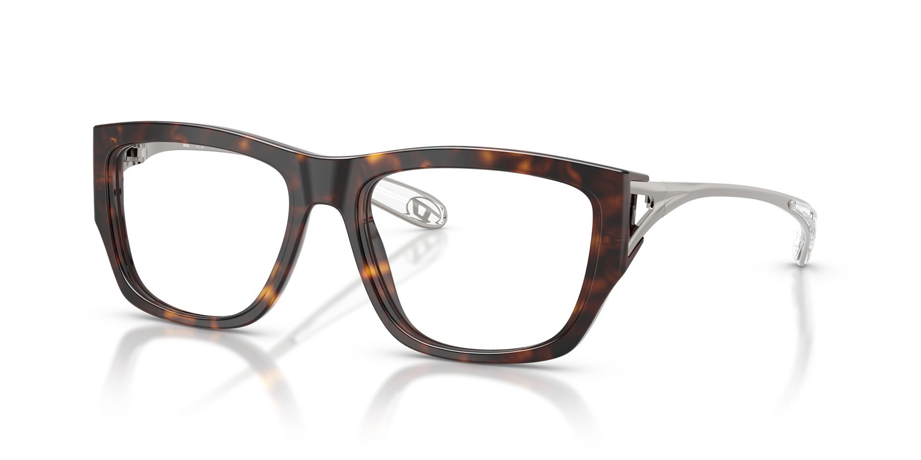 Eyeglasses Diesel DL 4008 (2003) color havana shape square lenses lente demo