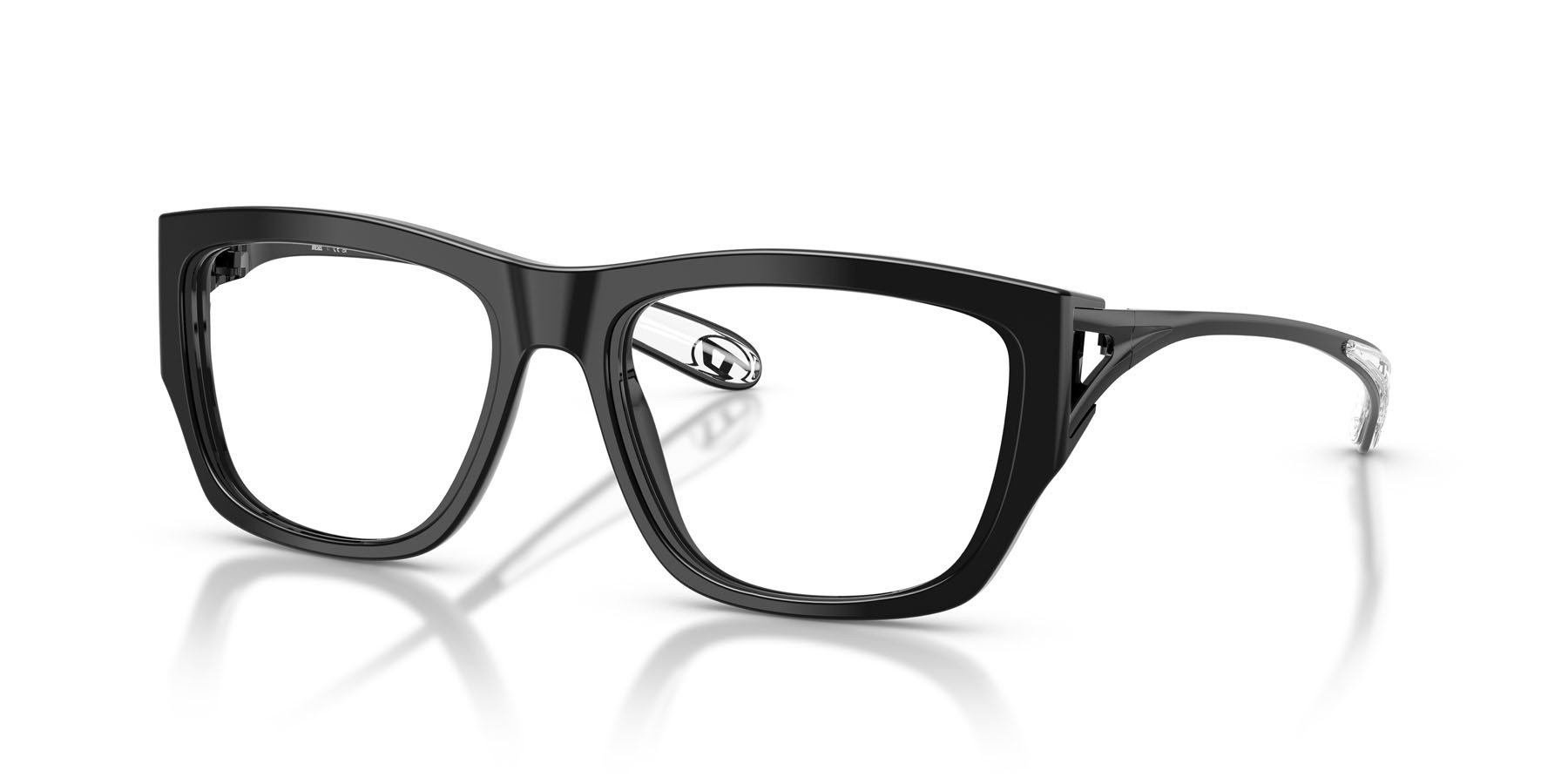 Eyeglasses Diesel DL 4008F (2001) color nero shape square lenses lente demo