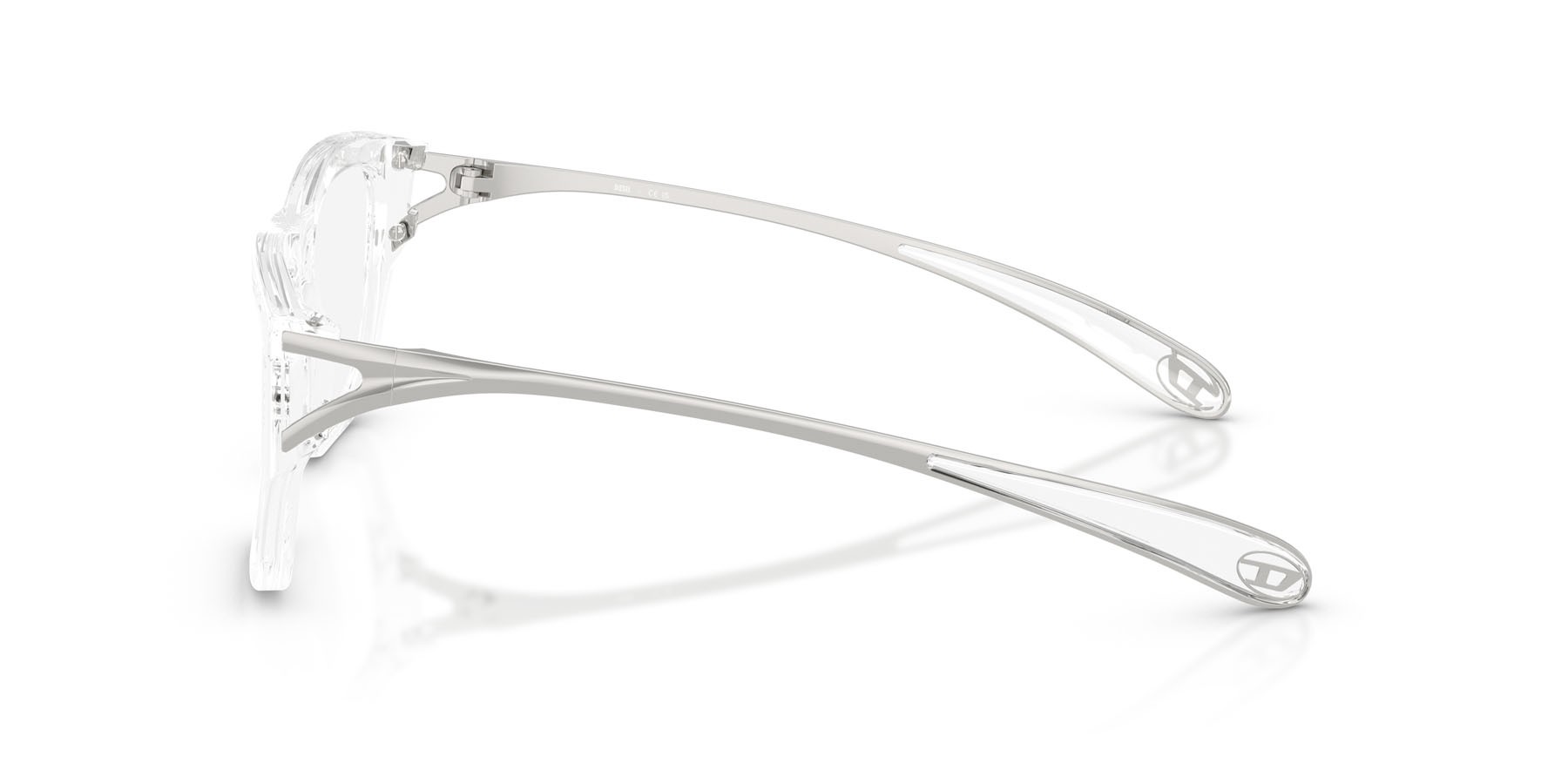 Eyeglasses Diesel DL 4008F (2005) color cristallo shape square lenses lente demo
