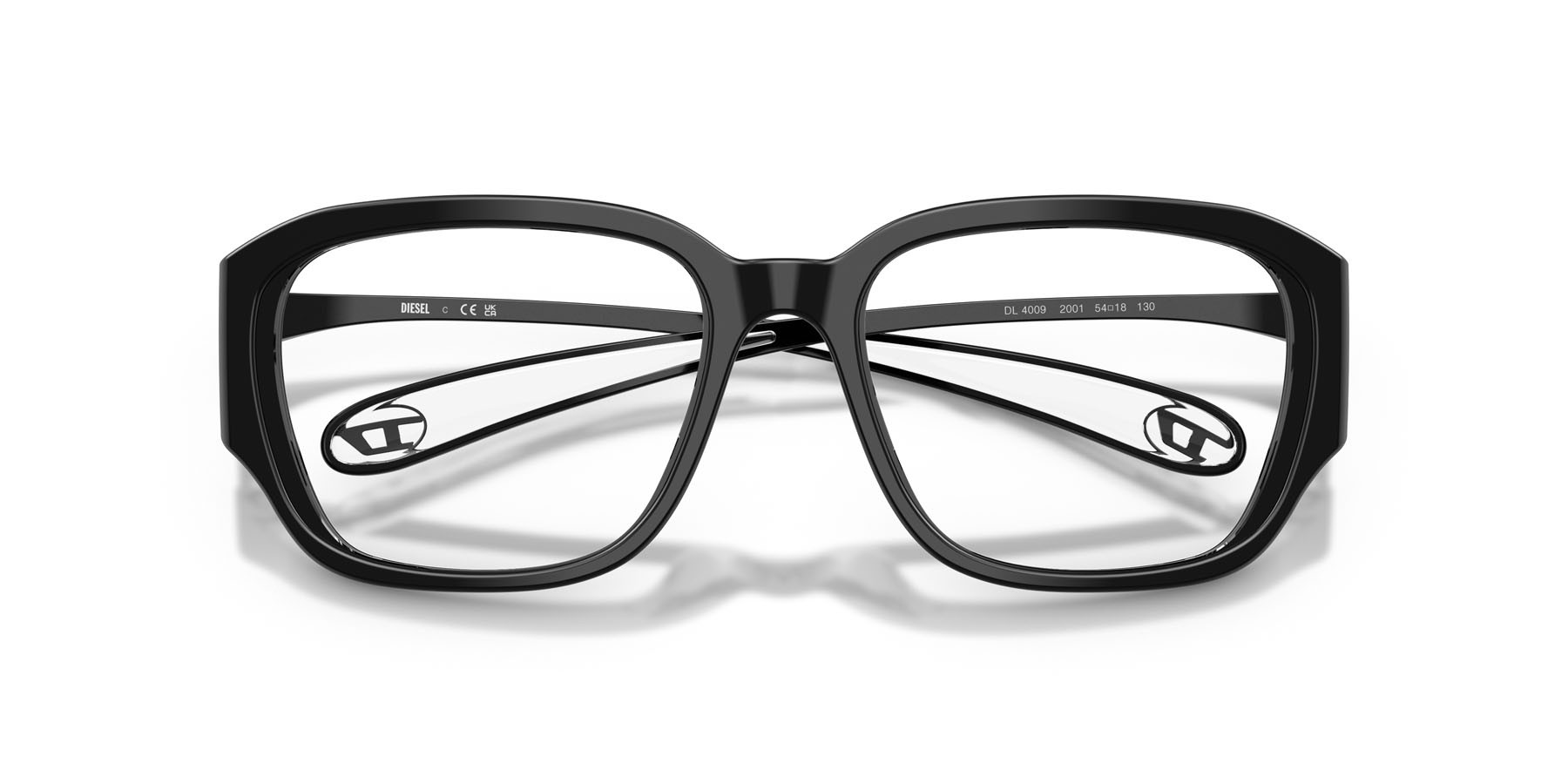 Eyeglasses Diesel DL 4009 (2001) color nero shape square lenses lente demo